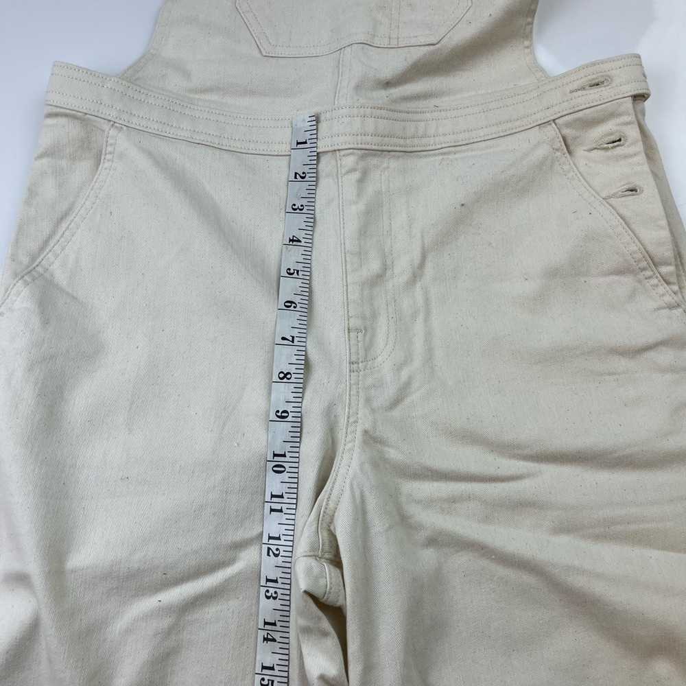 UpWest Cream Denim Overalls N235 - Picture 9 of 10